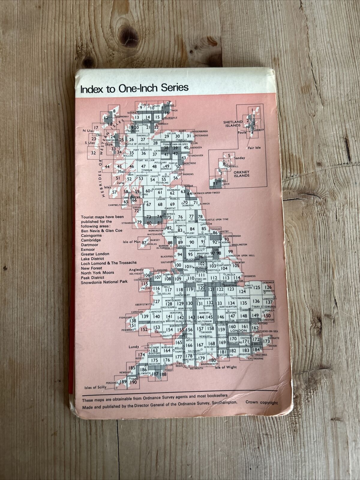 NEWQUAY & PADSTOW Ordnance Survey Paper One inch 1961 Sheet 185 Newquay Bodmin