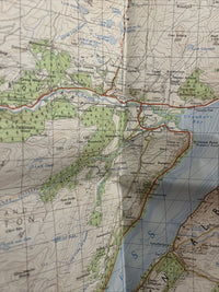 STRATHPEFFER Ordnance Survey Map One Inch 1957  Sheet 27 Scotland Lewiston