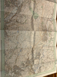 KEIGHLEY & ILKLEY Pathfinder Ordnance Survey Sheet SE04/14 1:25000 1983 Guiseley