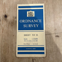 AMBLESIDE Ordnance Survey Sheet NY30 1:25000 1959 Grasmere Rydal