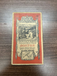 BOSTON Ordnance Survey Paper One Inch Map 1922 Sheet 56 Contoured The Wash