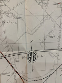 Newmarket - Garnett Map - Exning Snailwell Burwell Lakenheath 1970s? 