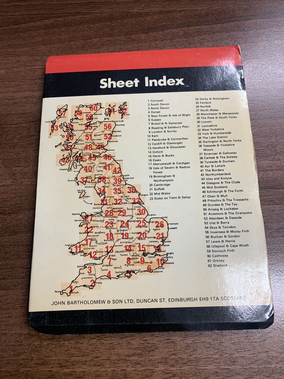 Stoke On Trent & Salop - Bartholomew National Map Series No 23 1975