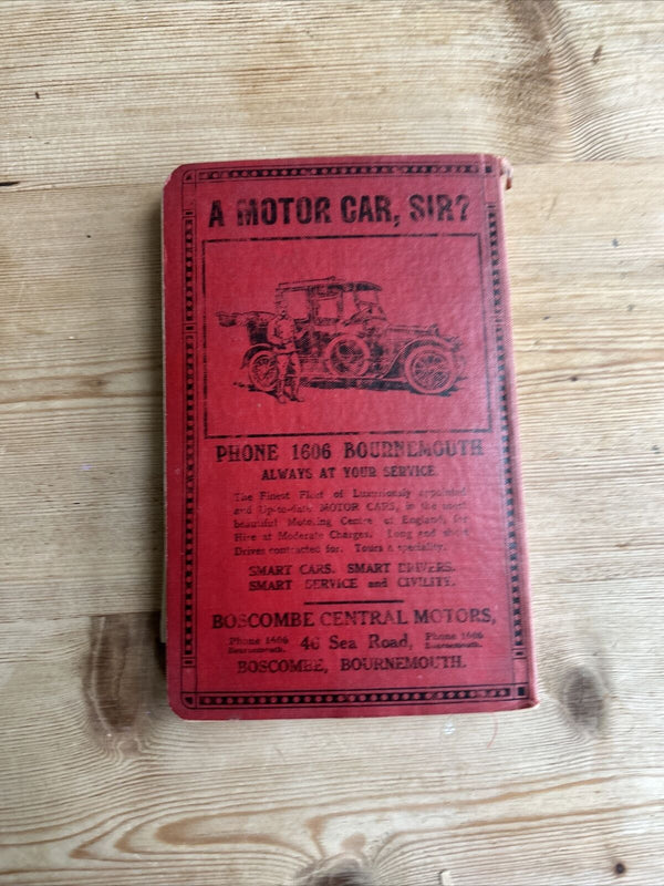 BOURNEMOUTH - Ward Lock Guide Book 1916 Maps Plans Christchurch Winchester
