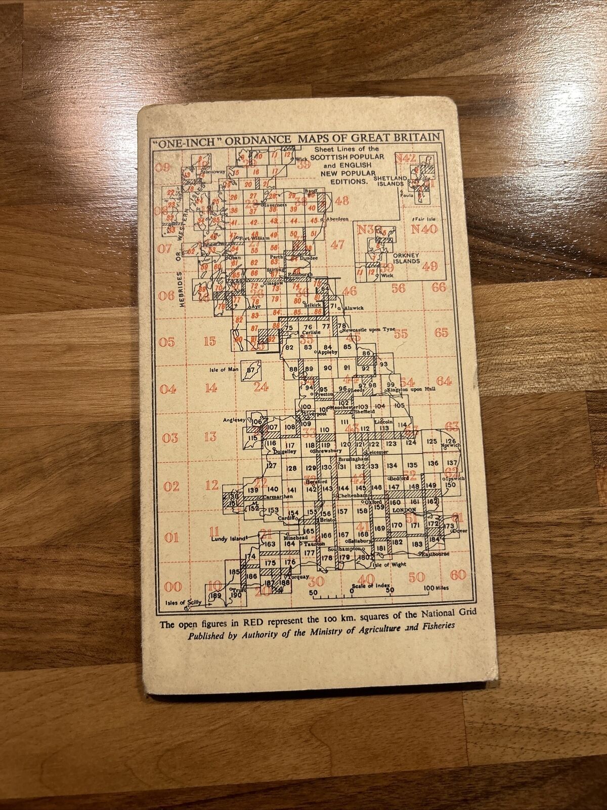 LOCH KATRINE & LOCH EARN Ordnance Survey One Inch Sheet 62 Popular Edition 1945