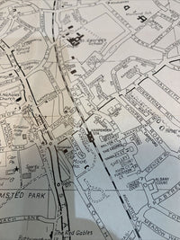 HIGH WYCOMBE Buckinghamshire - Barnett 1980s? Plan Map - Advertising