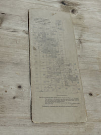 GLASGOW And The MIDDLE WEST 1948 Ordnance Survey Paper Sheet 4 Quarter Inch Map