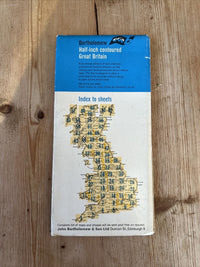 FENLAND The Wash Stamford - Bartholomew Half Inch Map Series No 25 1968