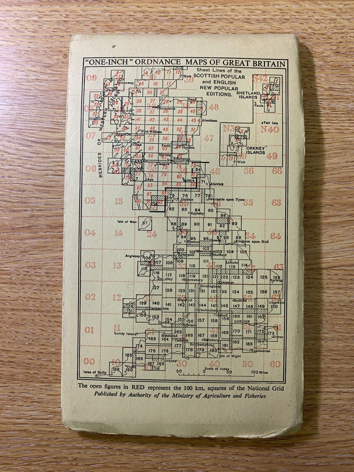 Chichester Ordnance Survey One Inch Sheet 181 1947 CLOTH Portsmouth Bognor Reg