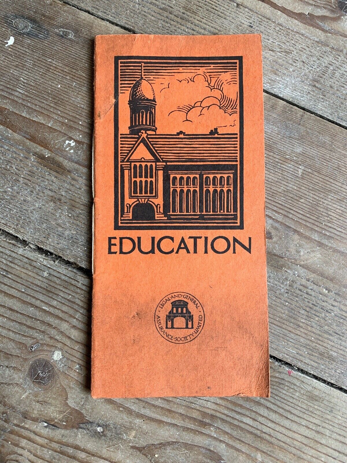 Education - Insurance Policy Information - Legal And General 1934 Art Drawings 