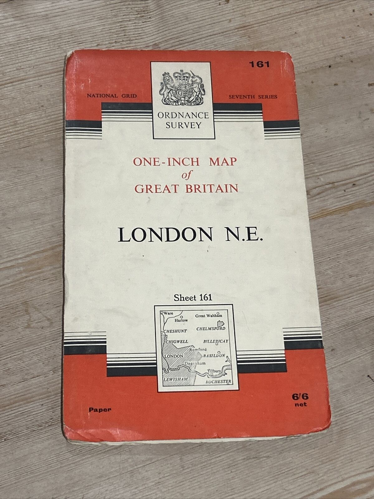 LONDON North East 1964 Seventh Series Ordnance Survey One Inch Map Tilbury