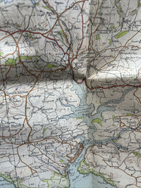 PLYMOUTH Ordnance Survey Paper Map 1946 Sixth Series Sheet 187 Tavistock Halwell