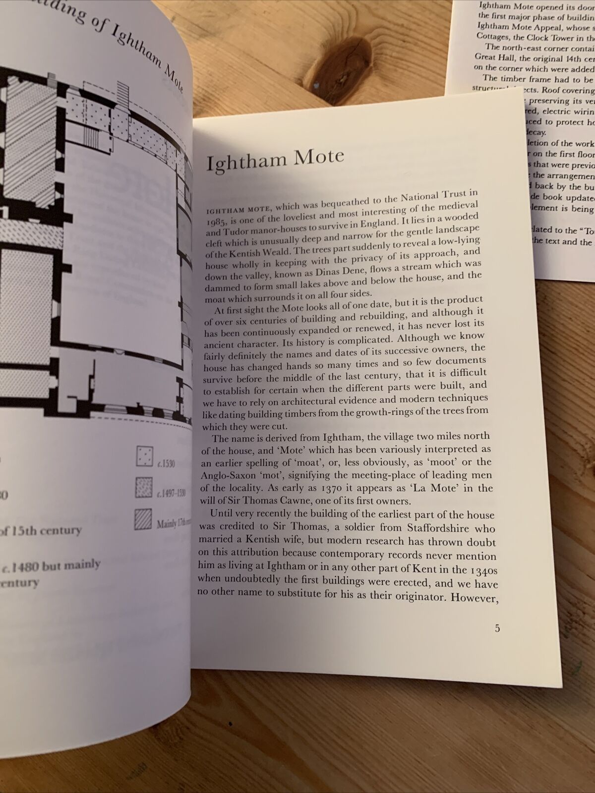 Ightham Mote, Kent - National Trust Brochure 1991