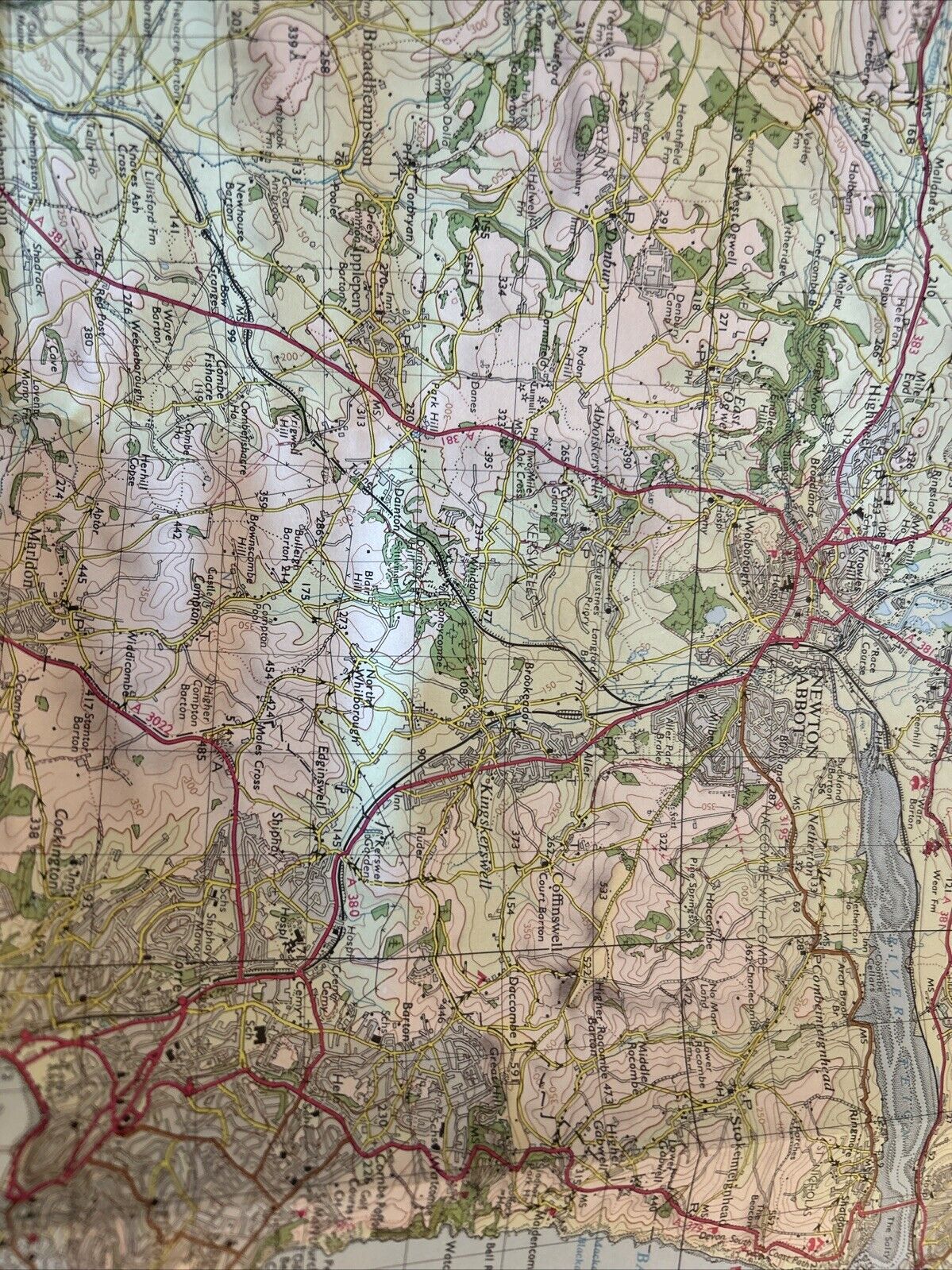 DARTMOOR ORDNANCE SURVEY TOURIST MAP 1975? Exeter Okehampton Plymouth