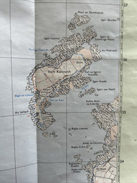 ULVA Ordnance Survey Map Pathfinder 328 1978 Staffa Little Colonsay