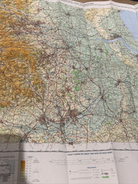 NORTH MIDLANDS & YORKSHIRE Ordnance Survey Map Quarter Inch Sheet 11 1973 Hull