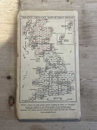 RAASAY & APPLECROSS Ordnance Survey CLOTH One Inch Sheet 25 Popular Edition 1947