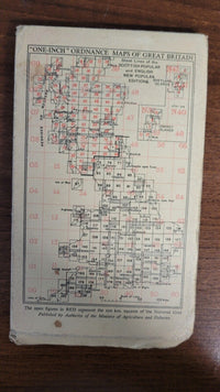 Scarborough Ordnance Survey Map 1 Inch 1947 Sheet 93 Cloth 6th Edition