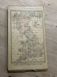 DURHAM Ordnance Survey CLOTH 6th Series 1947 Sheet 85 One Inch Stockton Yarm