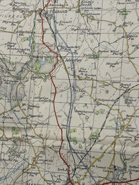 STOKE ON TRENT Ordnance Survey CLOTH Map 1962 Sheet 110 Seventh Series Crewe