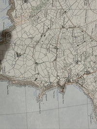 LIZARD POINT Pathfinder 1372 Ordnance Survey Sheet 1:25000 1986 Coverack