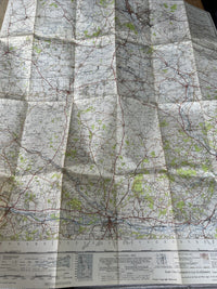 OXFORD & NEWBURY Ordnance Survey One In Map 1940 Sixth Edition Sheet 158 Didcot