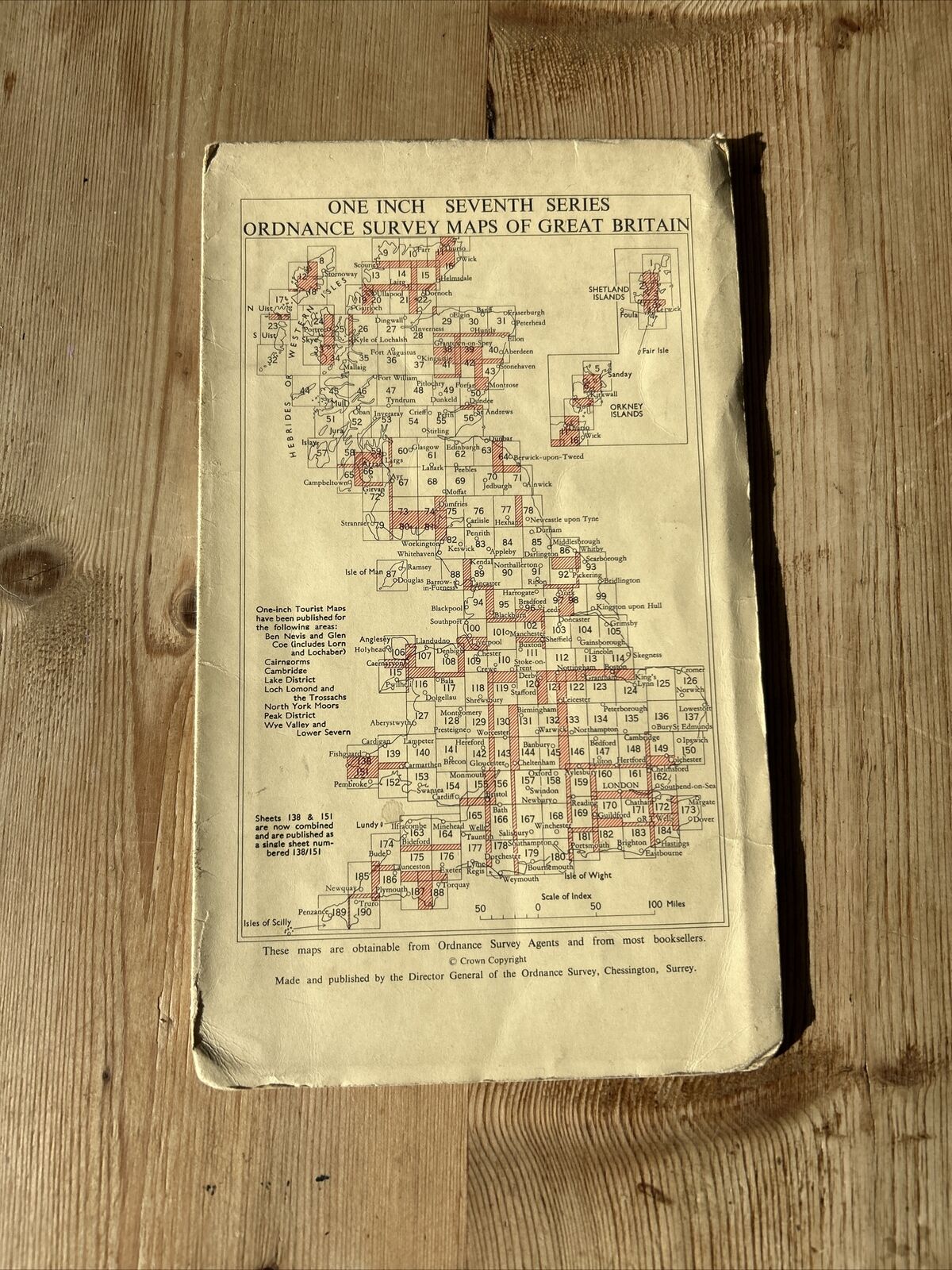 EAST KENT Ordnance Survey Seventh Series Paper One inch 1959 Sheet 173 Hythe