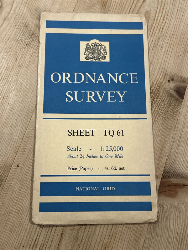 HERSTMONCEUX Ordnance Survey Sheet TQ61  1:25000 1959 Penhurst Wartling