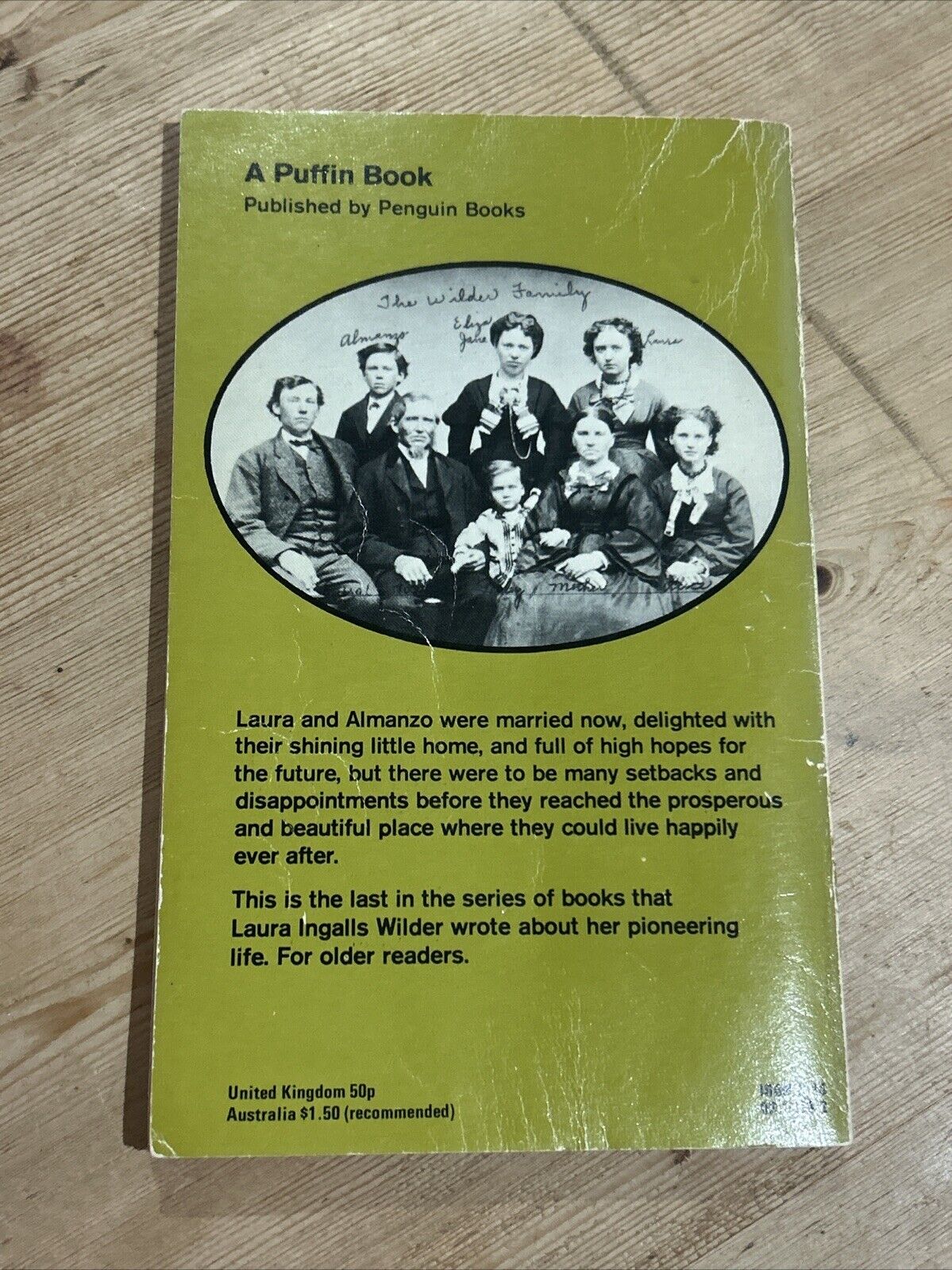 THE FIRST FOUR YEARS Laura Ingalls Wilder - Puffin Books 1973 United States