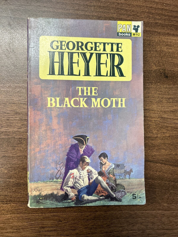 THE BLACK MOTH Georgette Hayer Pan Paperback 1965 Good Condition Kidnap