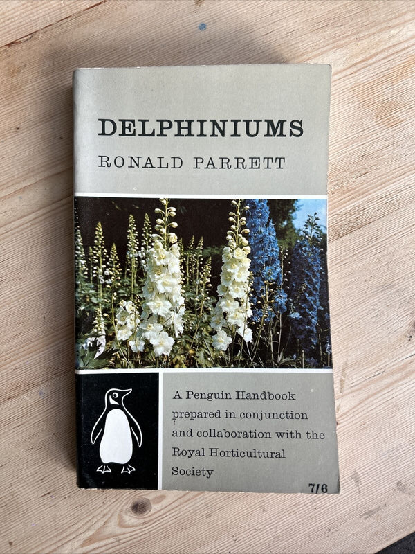 DELPHINIUMS Ronald Barrett Penguin Handbook 1961 Illustrated PH71 RHS