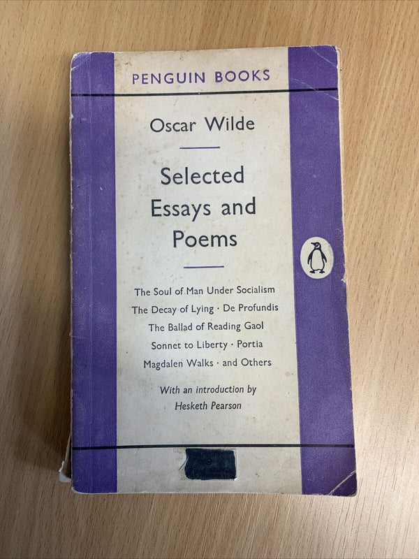 Selected Essays & Poems - Oscar Wilde - Penguin Books 957 - 1954 