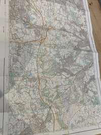 CATERHAM Redhill Godstone - Pathfinder Ordnance Survey 1:25000 1978 TQ25/35