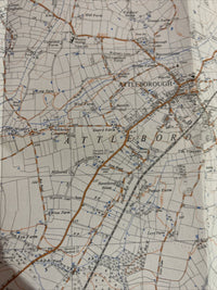 ATTLEBOROUGH Ordnance Survey 1:25000 First Series 1955 TM09 Buckenham