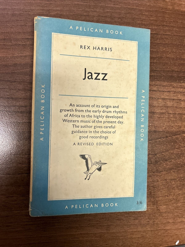 JAZZ Rex Harris Pelican Book 1956 No A247 Ragtime White School New Orleans