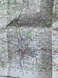 MINEHEAD Ordnance Survey One Inch Sheet 164 Tiverton Devon 1972 Good Condition