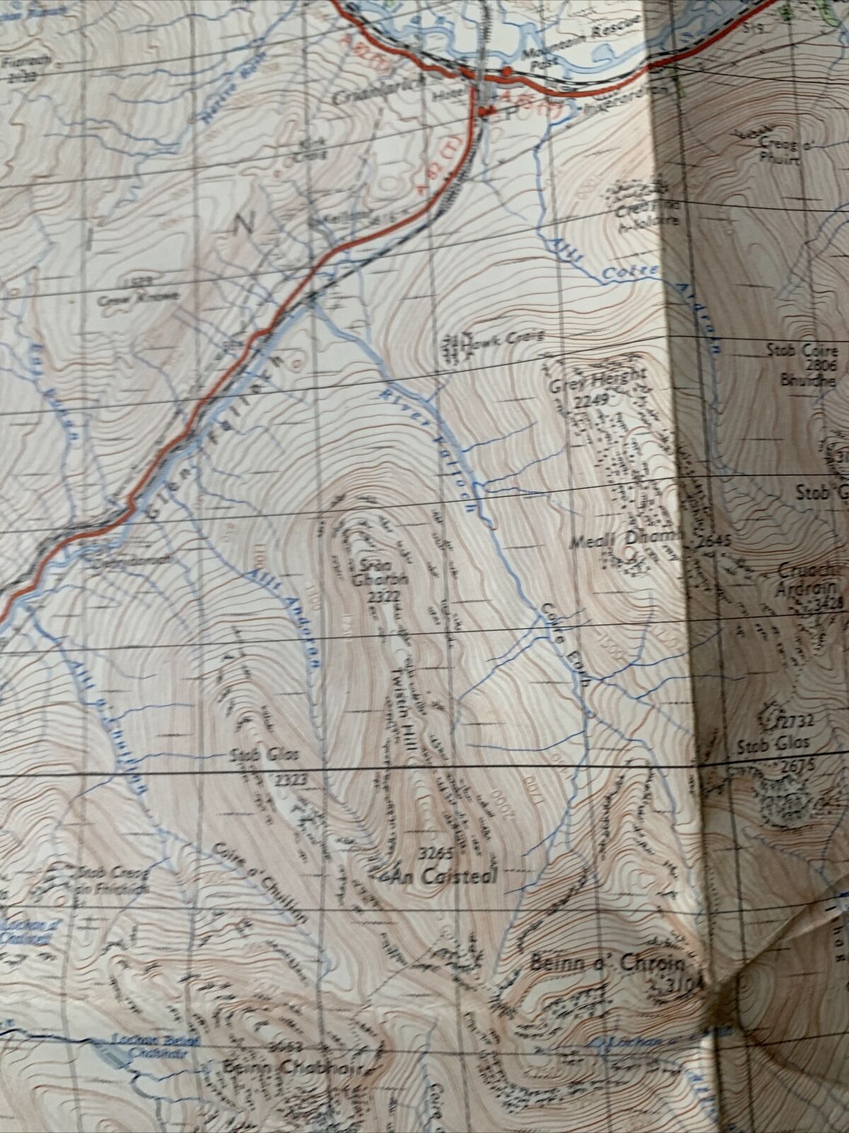 Loch Lomond 1956  Edition 1965 Print Ordnance Survey One Inch Map No 53 Scotland