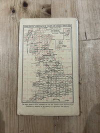 THE CHILTERNS Ordnance Survey Cloth 1 In Map 1945 Sixth Edition Sh 159 Dissected