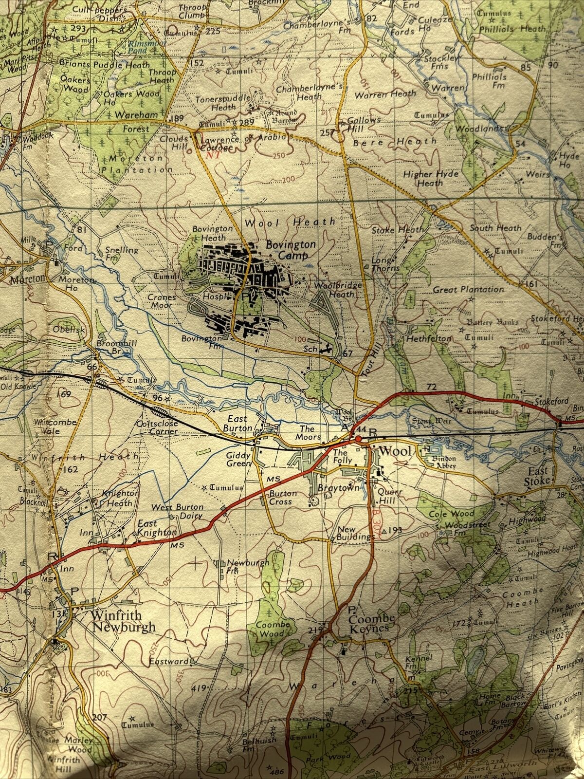 DORCHESTER Ordnance Survey Seventh Series Paper One Inch Map Sheet 178 1960