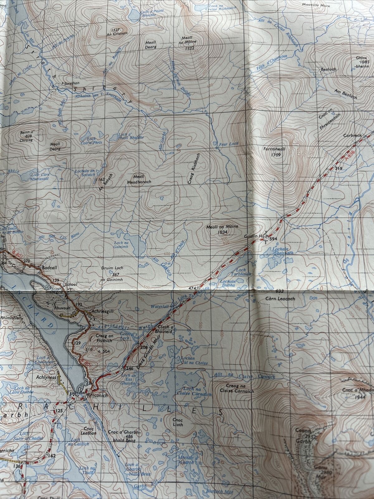 CAPE WRATH - Ordnance Survey Map One Inch 1959 Sheet 9 Scotland