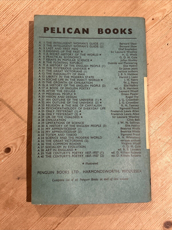 ART IN ENGLAND R S Lambert - Pelican Book No A38 1938 First