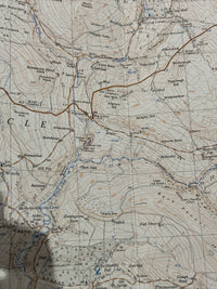 BOSLEY Ordnance Survey 1:25,000 First Series Sheet SJ96 1958 Willowshaw