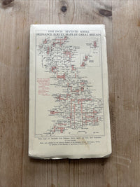 LIVERPOOL Ordnance Survey Cloth One Inch Map 1961 Seventh Series Sheet 100