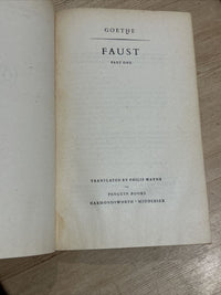 FAUST Part One - Goethe - Penguin Classics L12  1949  First Edition