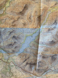 Ben Nevis & Glen Coe - Ordnance Survey Tourist Map 1959 Ed 1967 Print Colour