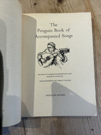 PENGUIN BOOK OF ACCOMPANIED SONGS Ed By M Harewood & R Duncan 1973 Music History