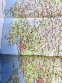 MIDLANDS AND EAST ANGLIA Sheet 3 Bartholomew RAC Sixth Inch Map - Paper