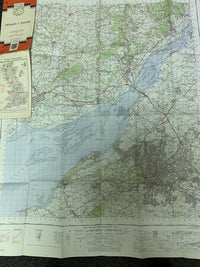 Bristol & Newport 1967 Ordnance Survey Map No 155 7th Series