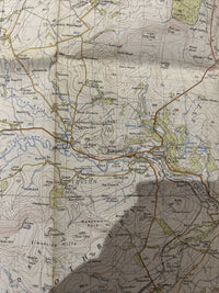 ALNWICK Ordnance Survey 7th Series Paper 1 Inch Map Sheet 71 1956 Farne Islands