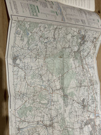 MAIDSTONE Ordnance Survey Second Series 1:25,000 Map TQ65/75 1975 Borough Green